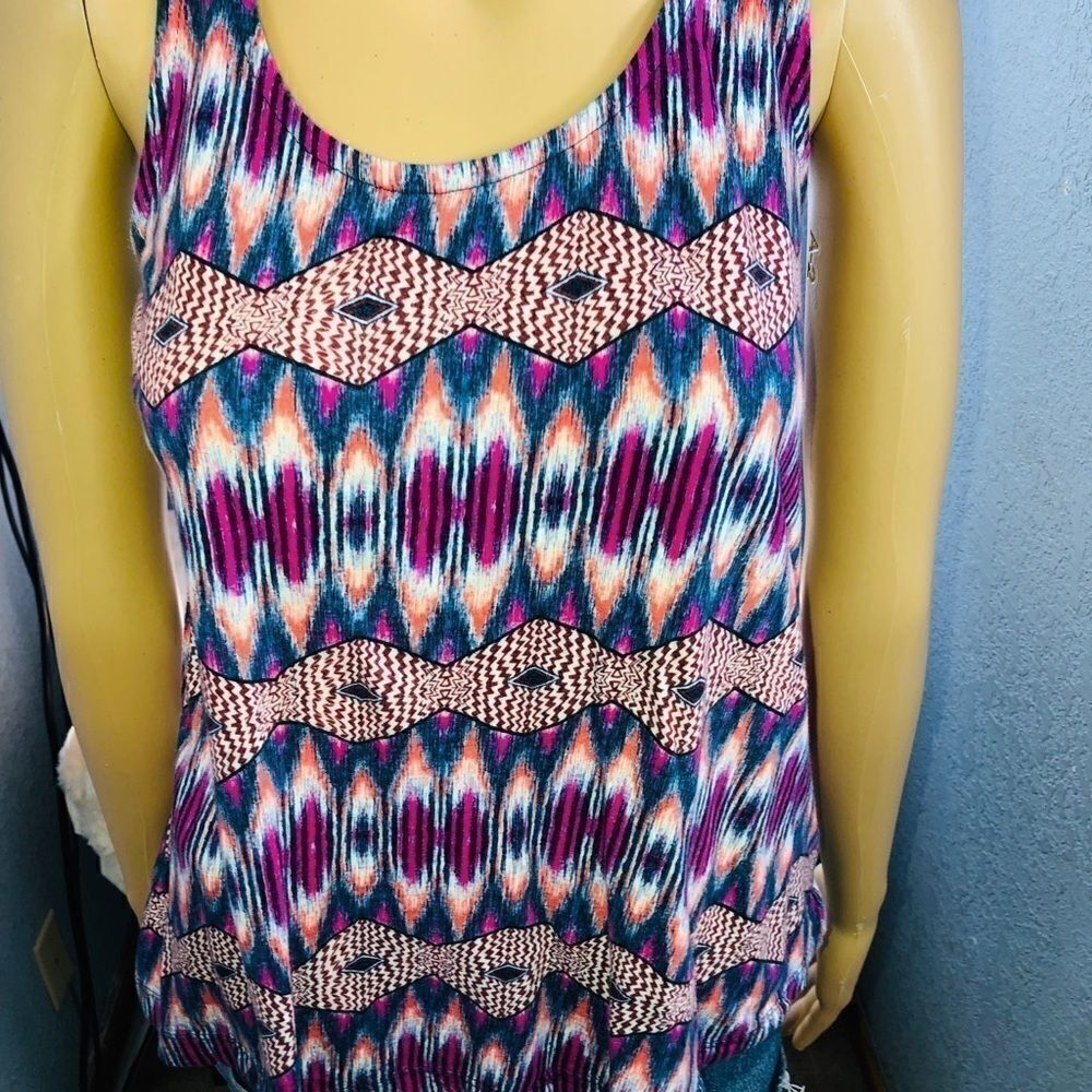 Xhilaration Boho Multi Crisscross Back S
